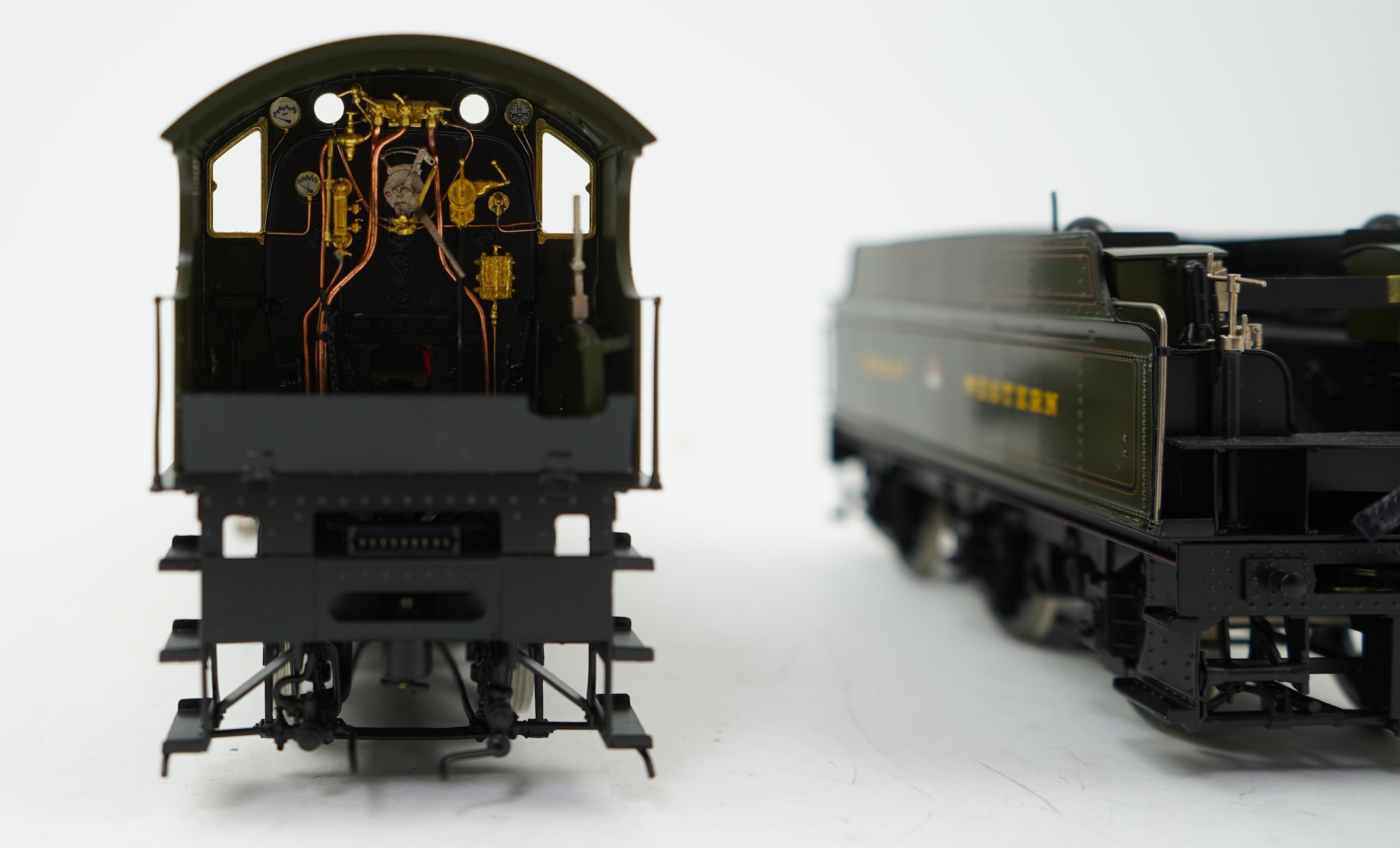 An 0 gauge Masterpiece Models model of GWR Saint Class, 2905, 4-6-0 tender locomotive, powered for two rail operation, with original box, accessories, instruction booklet and other paperwork.